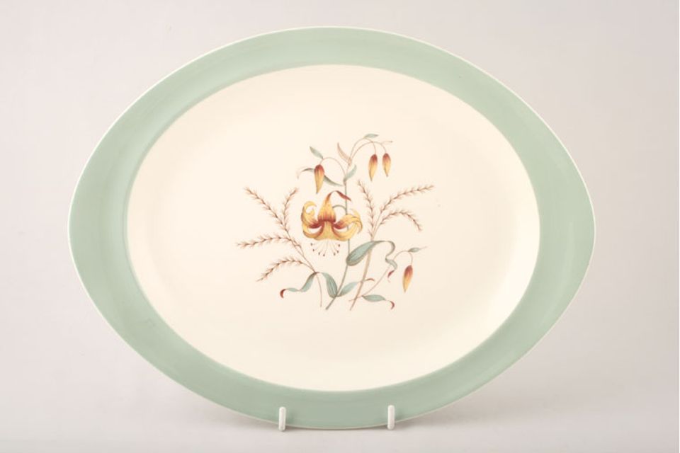 Wedgwood Tiger Lily Oval Platter 15"