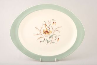 Wedgwood Tiger Lily Oval Plate 11"