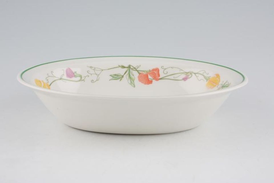 Johnson Brothers Summer Delight Vegetable Dish (Open) Oval 8 7/8"