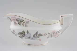Royal Worcester June Garland Sauce Boat Pointed Handle