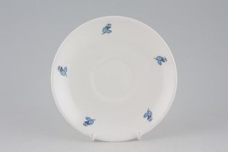 Wedgwood Rosedale - A2303 Blue and White Tea Saucer 5 3/4"