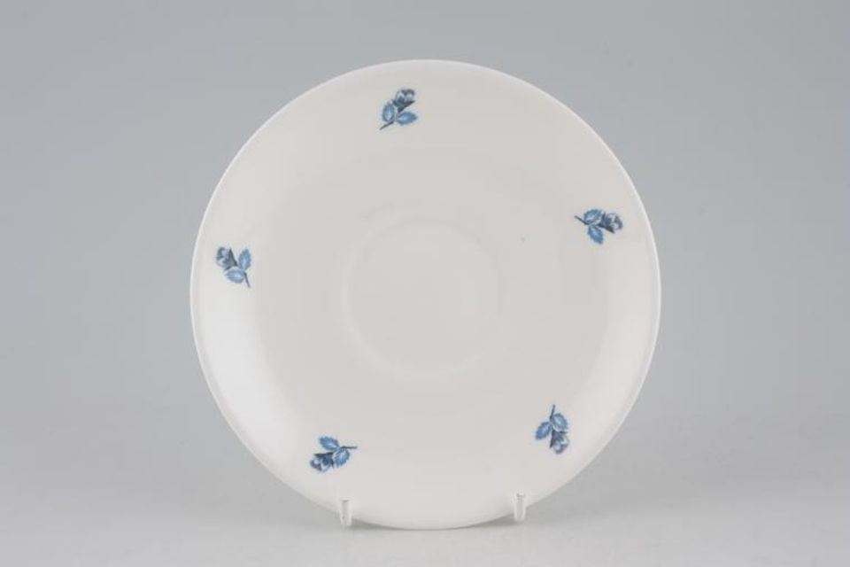 Wedgwood Rosedale - A2303 Blue and White Tea Saucer 5 3/4"