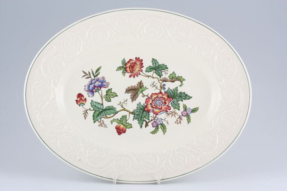Wedgwood Tapestry - Patrician Oval Platter 16"