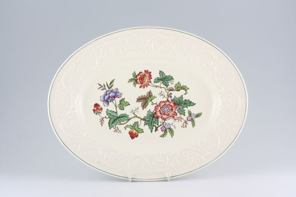 Wedgwood Tapestry - Patrician Oval Platter 14"