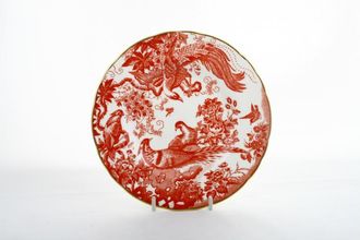 Royal Crown Derby Aves - Red - A74 Dinner Plate 10 1/2"