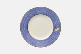Wedgwood Sarah's Garden Tea Plate Blue Border With Butterfly - Shades may vary 7 1/4"