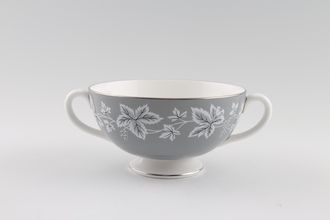 Wedgwood Moselle - Grey Soup Cup 2 handles