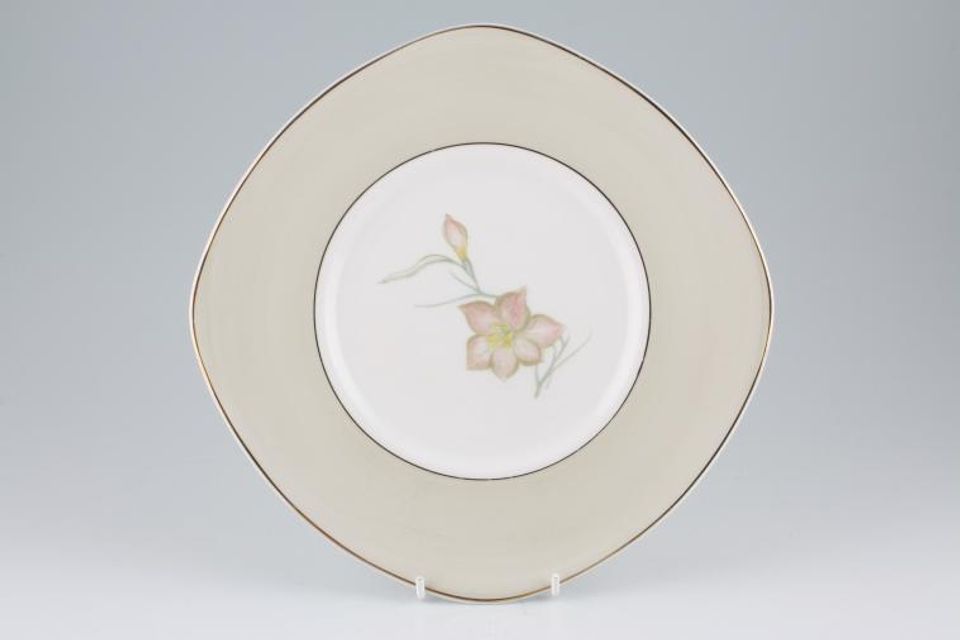 Susie Cooper Day Lily Cake Plate Square 9"