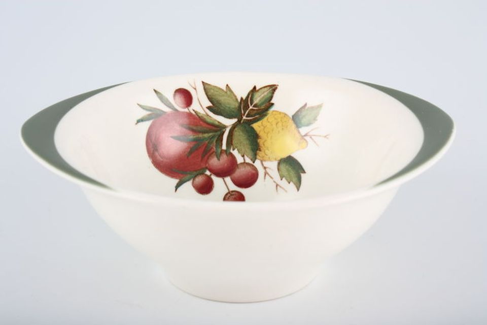 Wedgwood Covent Garden Soup Cup Eared.Fruit inside the bowl, but on the side, not the bottom 6"