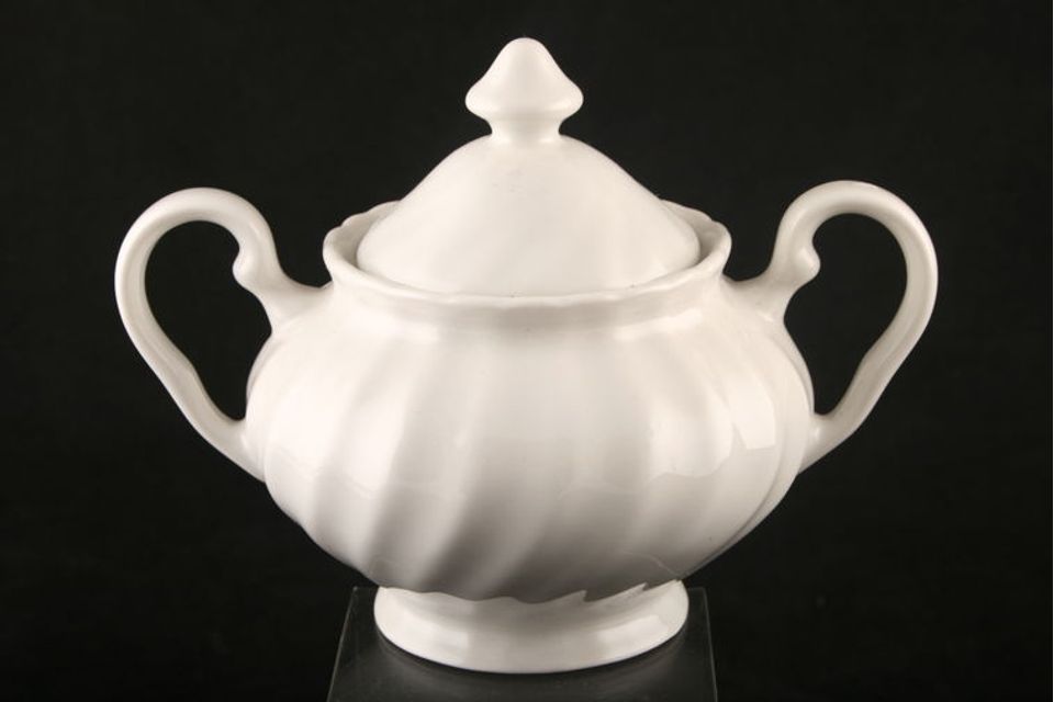Johnson Brothers Regency White Sugar Bowl - Lidded (Tea)