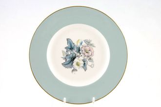 Royal Worcester Woodland - Blue Tea / Side Plate No Gold Inner Ring 6 1/8"