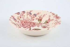 Johnson Brothers Rose Chintz - Pink Soup / Cereal Bowl