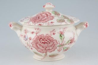 Johnson Brothers Rose Chintz - Pink Sugar Bowl - Lidded (Tea)