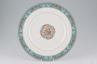 Wedgwood Runnymede - Turquoise W4465 Dinner Plate 10 1/2"