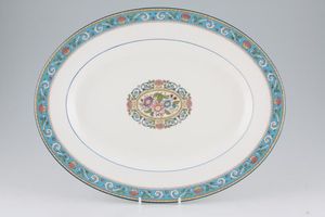 Wedgwood Runnymede - Turquoise W4465 Oval Platter
