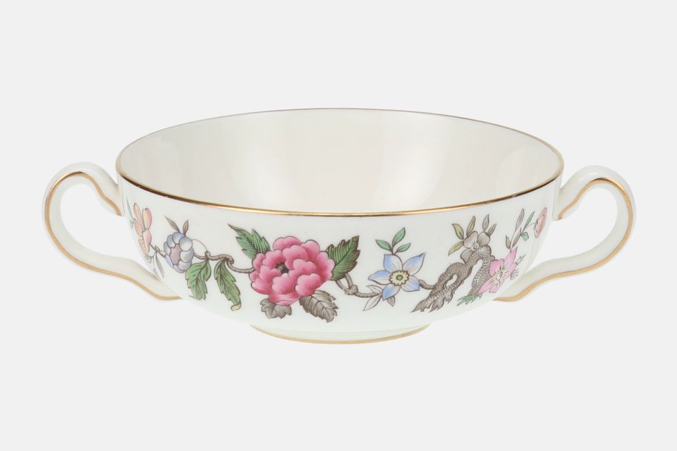 Wedgwood Cathay Soup Cup 2 Handles [Gold rim]
