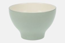 Wedgwood Barlaston Green Sugar Bowl - Open (Coffee) footed 3 5/8" thumb 1