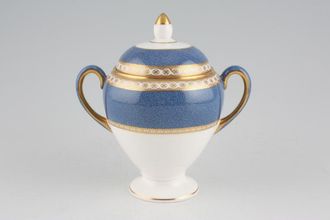 Sell Wedgwood Ulander - Powder Blue Sugar Bowl - Lidded (Tea) Globe Shape - Shades may vary slightly