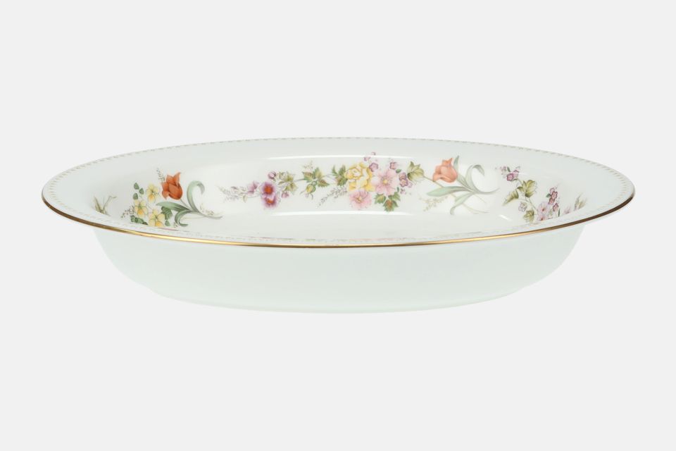 Wedgwood Mirabelle R4537 Vegetable Dish (Open) 10 1/8" x 1 5/8"