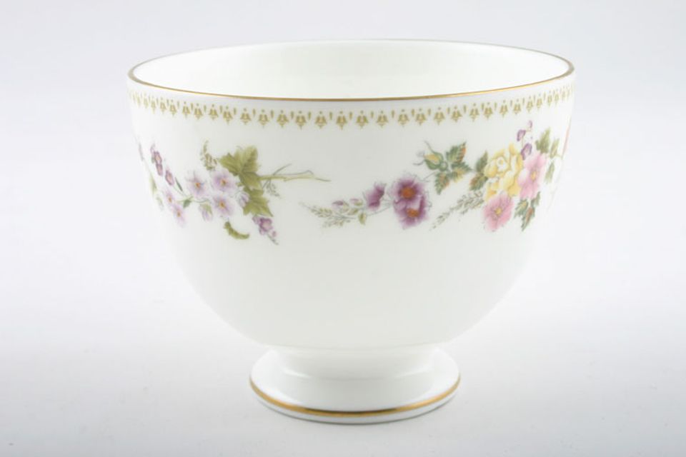 Wedgwood Mirabelle R4537 Sugar Bowl - Open (Tea) Footed 4 1/8"