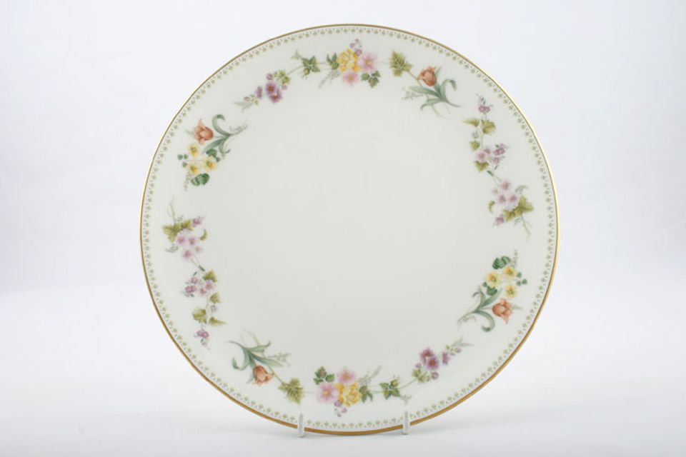 Wedgwood Mirabelle R4537 Cake Plate Round 9 1/2"