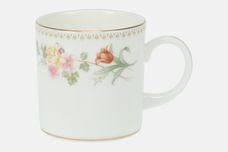 Wedgwood Mirabelle R4537 Coffee/Espresso Can Gold Line Centre Of Handle 2 5/8" x 2 5/8" thumb 1
