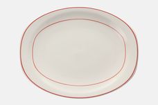 Johnson Brothers Simplicity - Rust Band Oval Platter 13 3/4" thumb 1