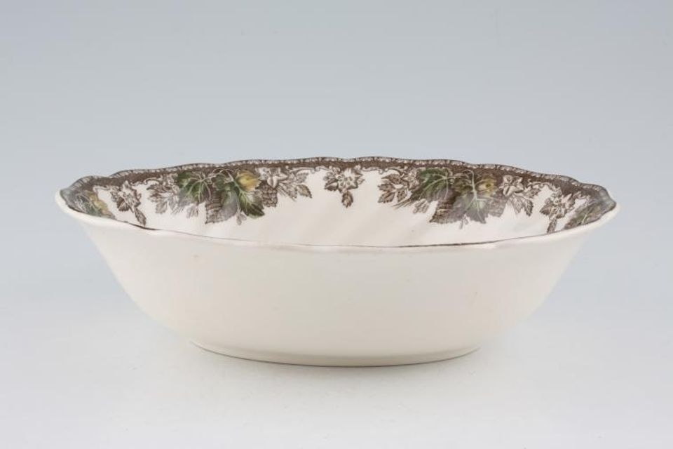 Johnson Brothers Friendly Village - The Vegetable Dish (Open) The Village Green, oval 9"