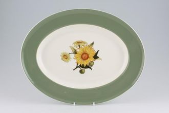 Wedgwood Sunflower Oval Platter 15 3/4"