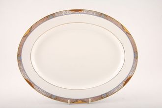 Sell Royal Grafton Biarritz - gold edge Oval Platter 13 1/8"