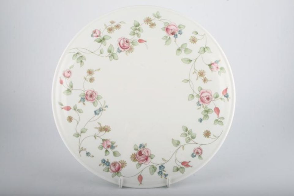 Wedgwood Rosehip Gateau Plate not fluted 11"