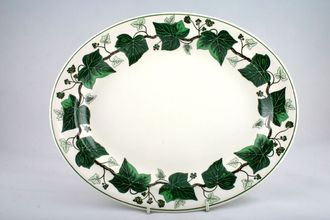 Sell Wedgwood Napoleon Ivy - Green Edge Oval Platter 14 3/8"