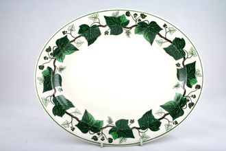 Sell Wedgwood Napoleon Ivy - Green Edge Oval Platter 16 3/4"