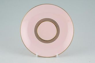 Wedgwood Alpine Pink - Gold Edge Tea Saucer 5 3/4"