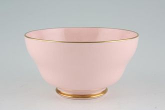 Wedgwood Alpine Pink - Gold Edge Sugar Bowl - Open (Tea) 5 1/4"