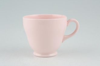 Wedgwood Alpine Pink - Plain Edge Coffee Cup Footed 2 1/2" x 2 1/4"