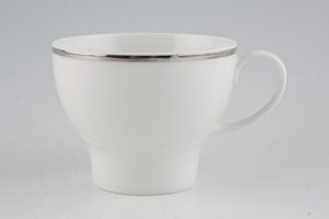 Thomas White with Rim and Silver Line Teacup