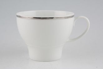 Thomas White with Rim and Silver Line Teacup 3 1/2" x 2 3/4"