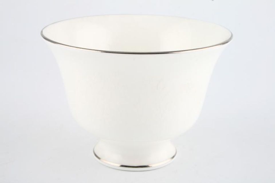 Wedgwood Silver Ermine Sugar Bowl - Open (Tea) 4 1/2"