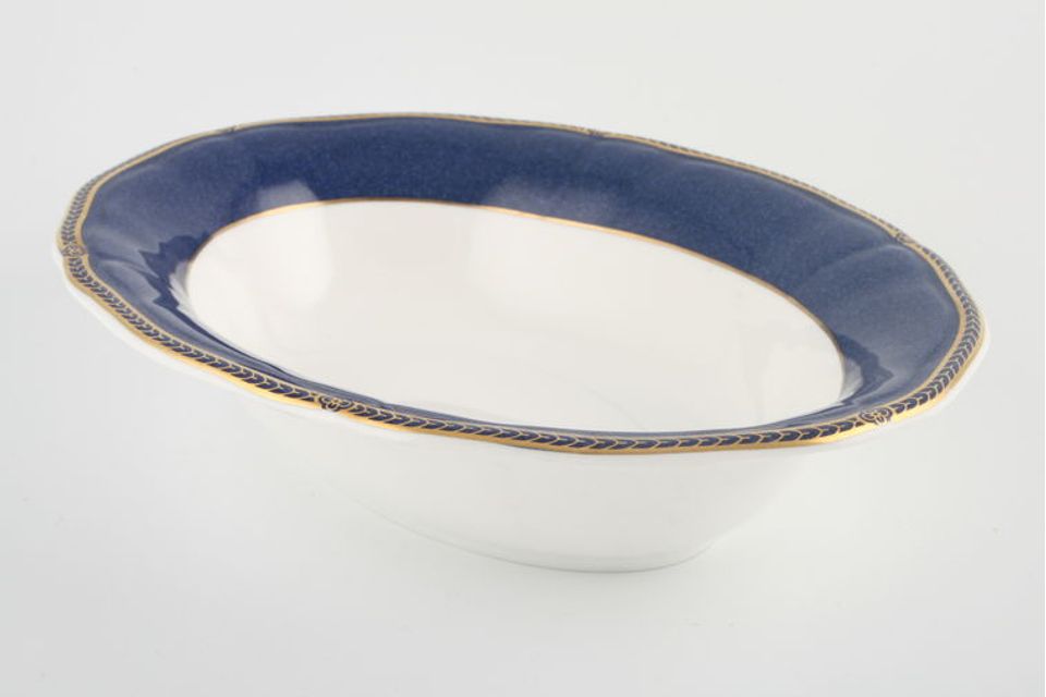 Wedgwood Crown Sapphire Vegetable Dish (Open) 10"