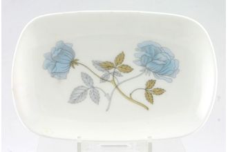 Wedgwood Ice Rose Tray (Giftware) Rectangular Trinket tray 5 1/2" x 3 5/8"
