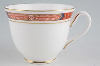 Royal Worcester Beaufort - Rust Teacup Gold line round base 3 5/8" x 2 3/4"