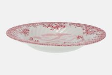 Johnson Brothers Coaching Scenes - Pink Rimmed Bowl 8 3/4" thumb 3