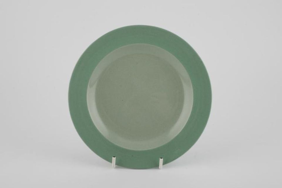 Wedgwood Celadon Green Tea / Side Plate darker green rim 7"
