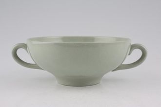 Wedgwood Celadon Green Soup Cup 2 handles 5" x 2 1/8"