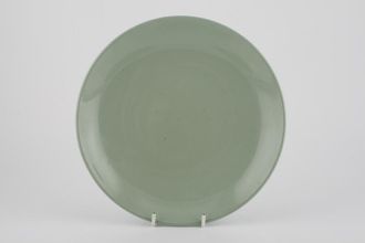 Wedgwood Celadon Green Cake Plate Round - Deep - No rim 9 1/2"