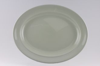 Wedgwood Celadon Green Oval Platter 14 1/2"