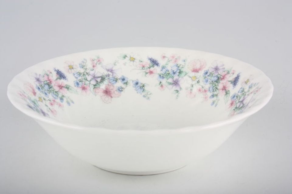 Wedgwood Angela - Fluted Edge Soup / Cereal Bowl 6 1/4"