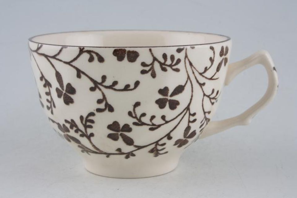 Johnson Brothers Susanna - Brown Teacup Brown on White 3 1/2" x 2 1/4"