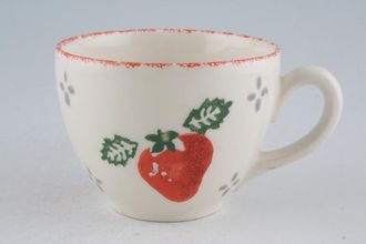 Laura Ashley Summer Fruits Teacup Strawberry 3 3/4" x 2 7/8"